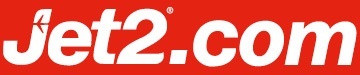 Jet2 logo white on red
