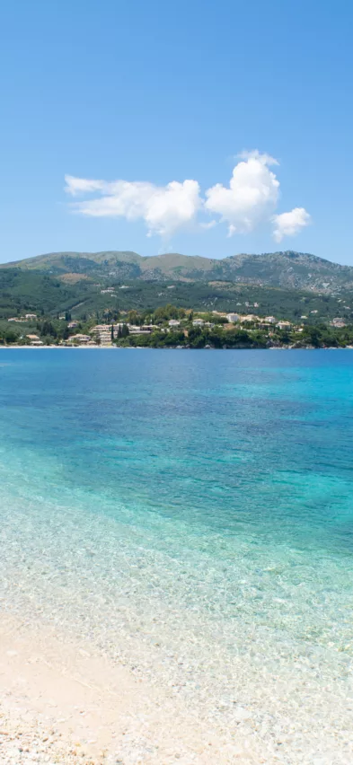 Avlaki beach Kassiopi Corfu Greece