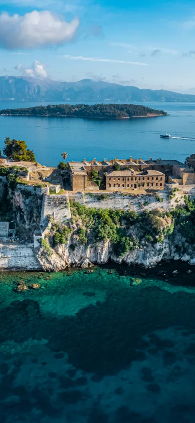 Castle fort Corfu Greece web
