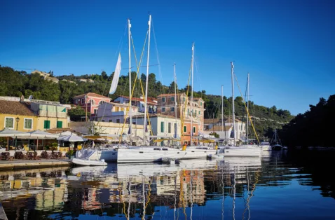 Gaios waterfront Paxos Greece web