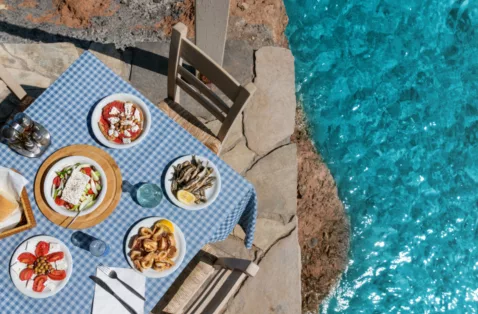 Greek taverna food web