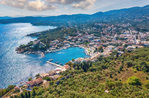 Kassiopi aerial Corfu Greece web