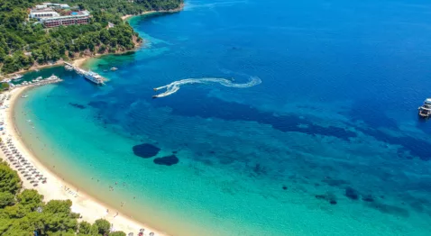 Koukounaries beach Skiathos Greece web