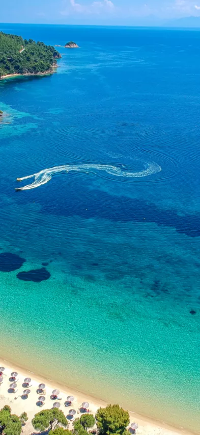 Koukounaries beach Skiathos Greece web