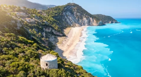 Milos beach Lefkada Greece web