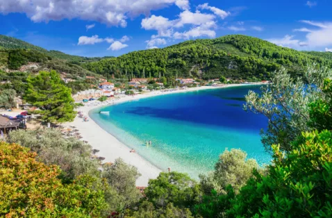 Panormos beach Skopelos Greece web