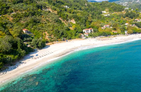 Papa Nero beach Pelion Greece web