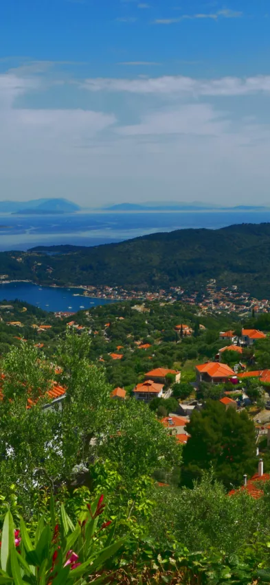 Perachori view of Vathi Ithaka Greece web