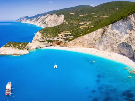 Porto Katsiki panorama Lefkada Greece web