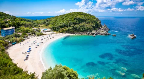 Sarakiniko beach Parga Epirus Greece