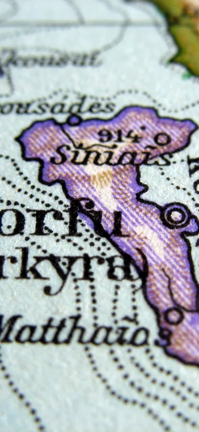 Shutterstock corfu map