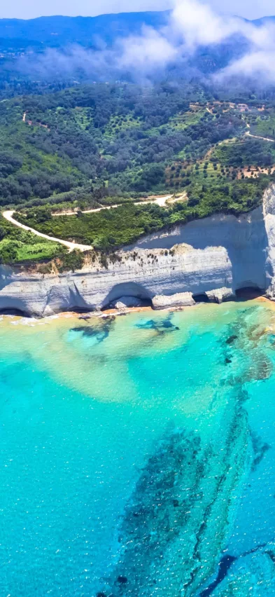 Shutterstock ionian islands aerial