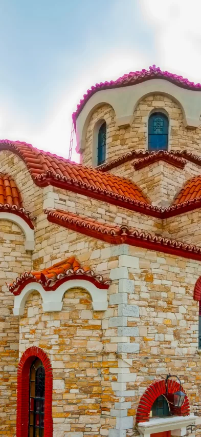 Shutterstock old church in Agios Lavredios Village pelion