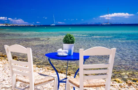 Shutterstock table by the sea