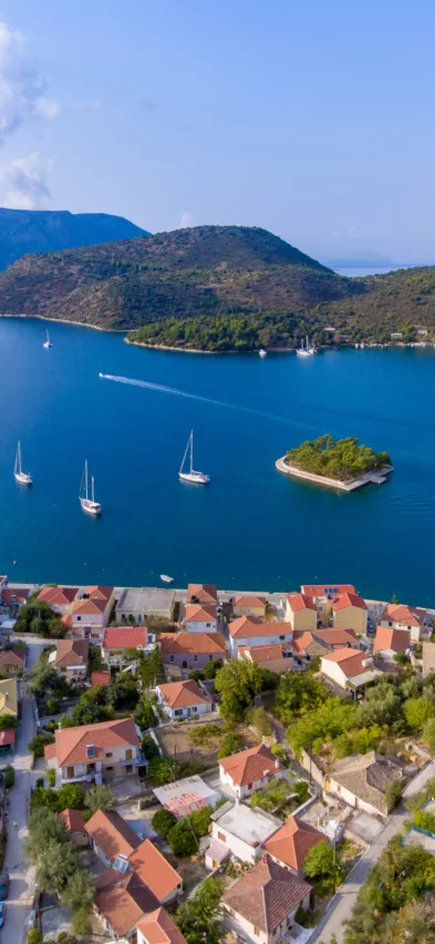 Vathy harbour Ithaka Greece web