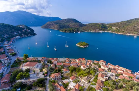 Vathy harbour Ithaka Greece web