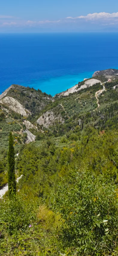 View from Tsoukalades Lefkada Greece web